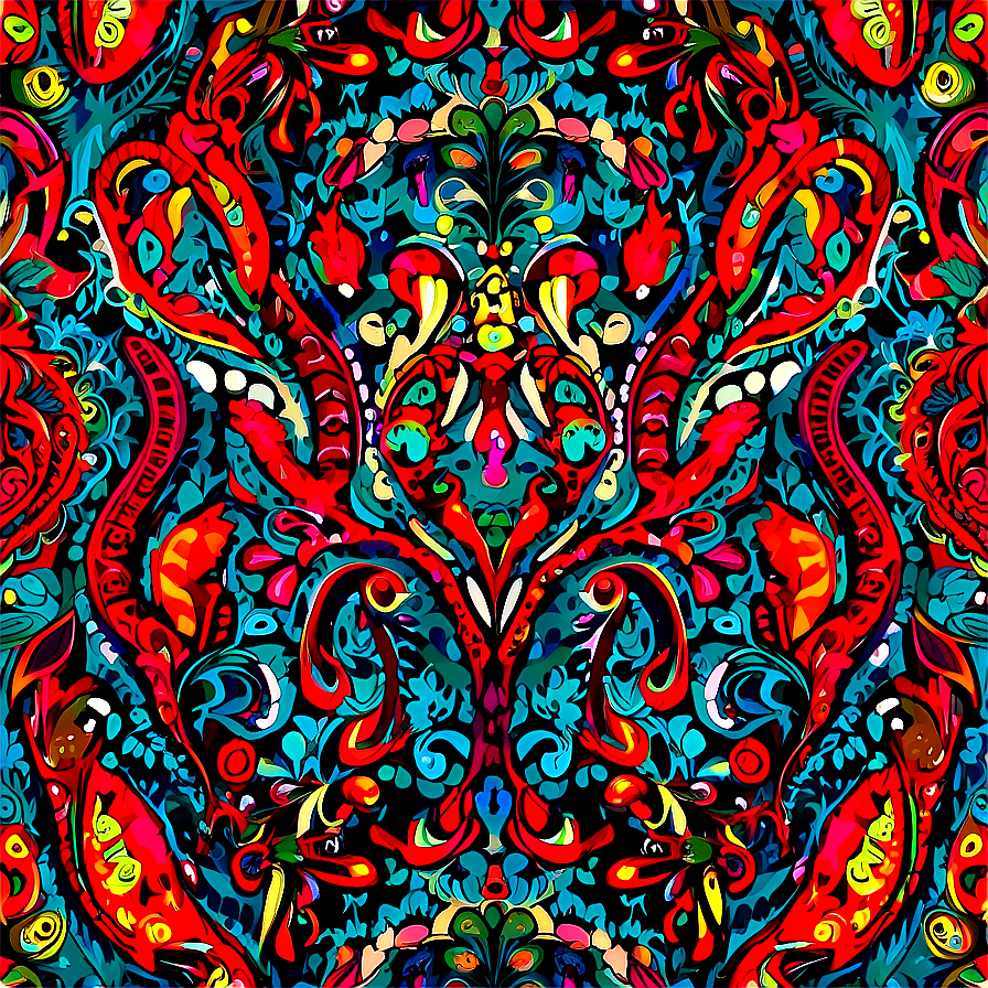 Paisley Fabric Print Png 05252024 PNG Image