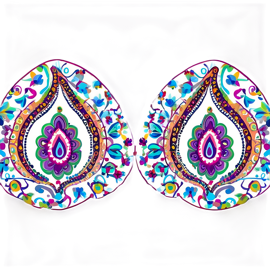 Paisley Pattern Design Png Aei PNG Image