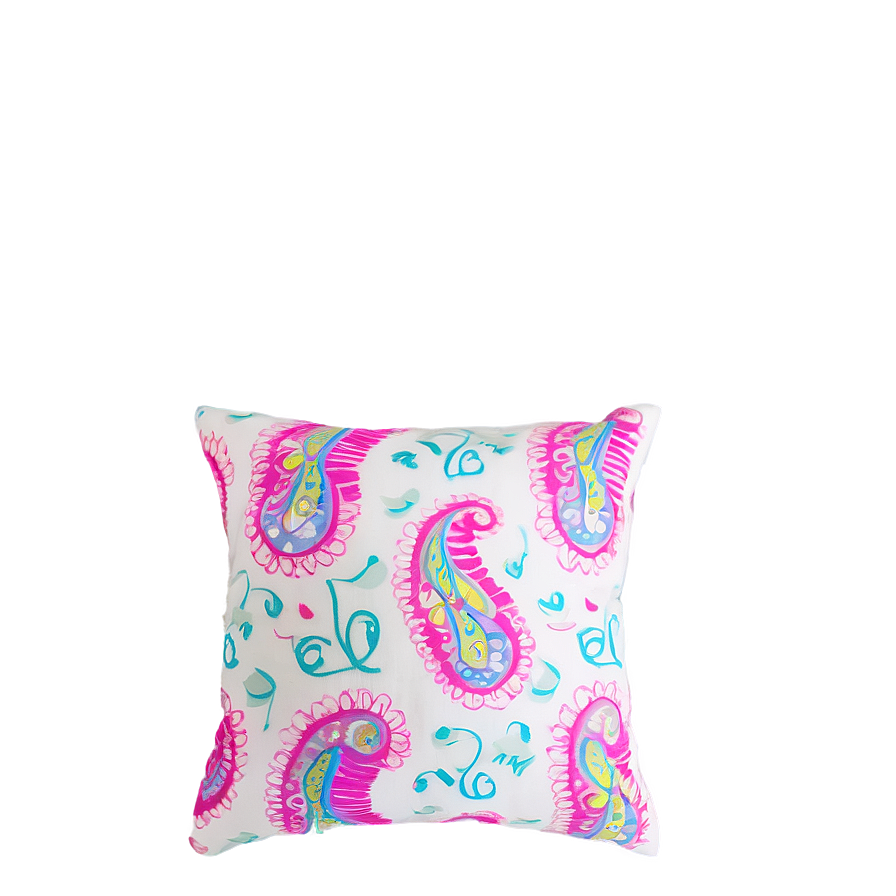 Paisley Throw Pillows Png Xee96 PNG Image