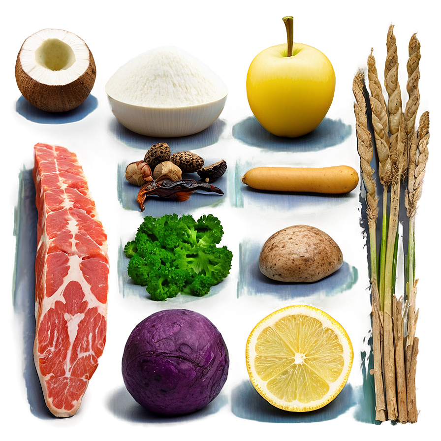 Paleo Ingredients Png Imr19 PNG Image