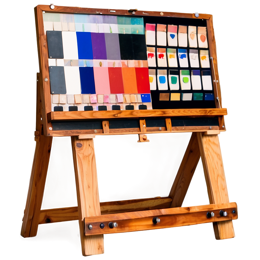 Palette And Easel Png 47 PNG Image