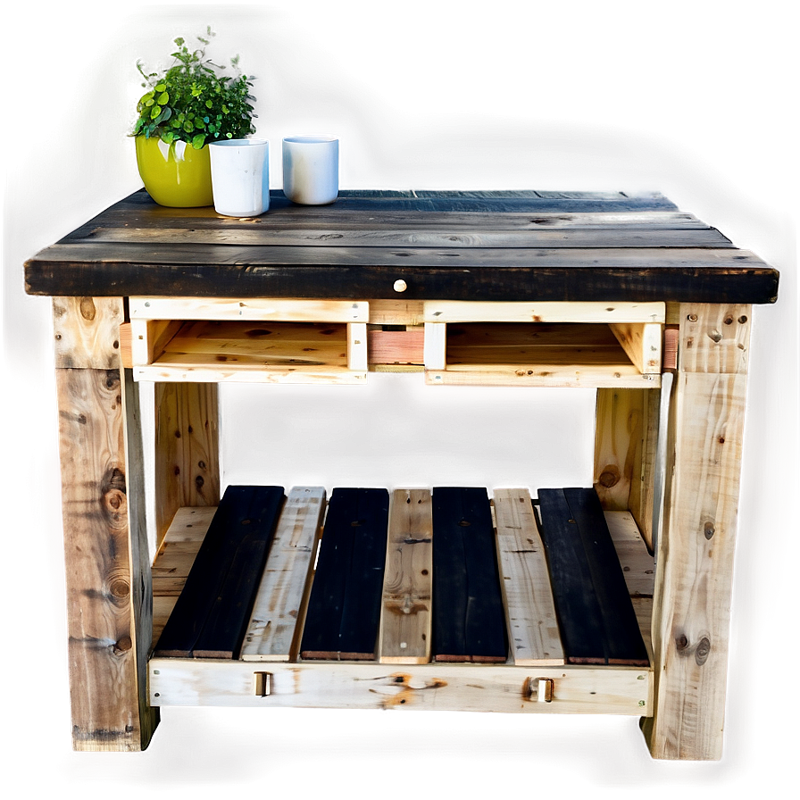 Pallet Kitchen Island Png 30 PNG Image