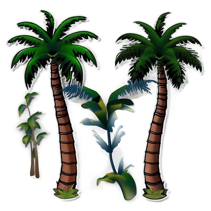 Palm Trees Clipart Png Xla14 PNG Image