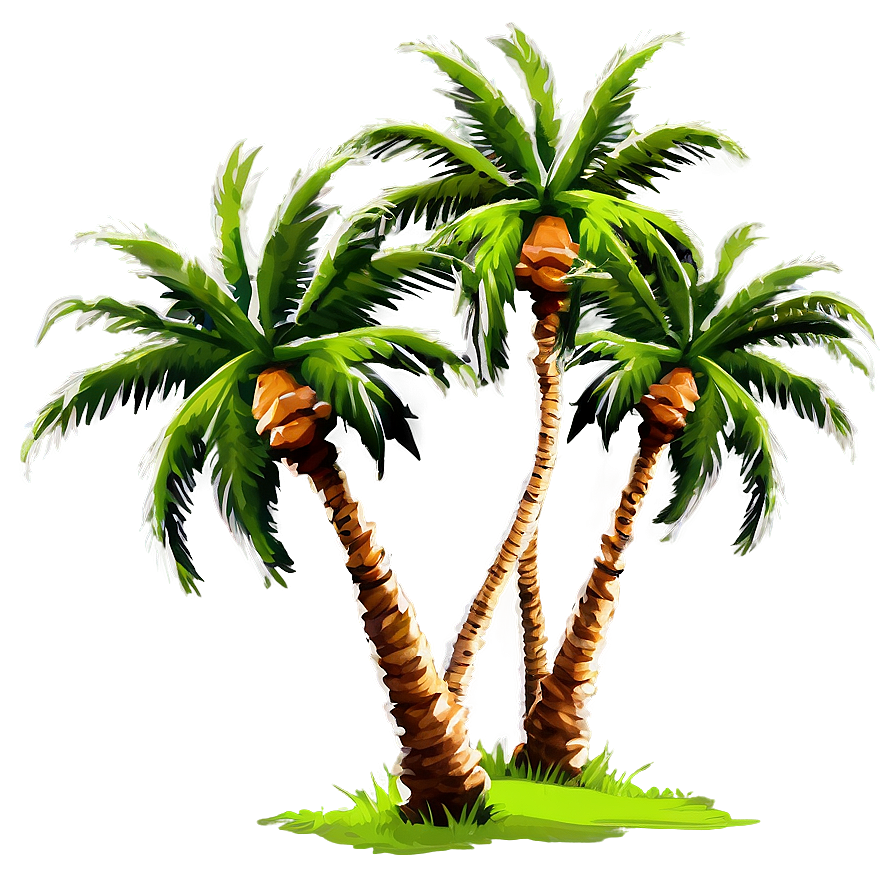 Palm Trees In Wind Png Rys73 PNG Image