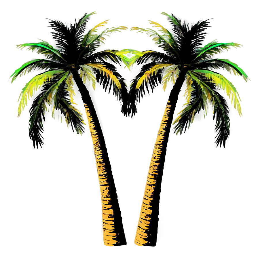 Palm Trees With Sun Flare Png 79 PNG Image