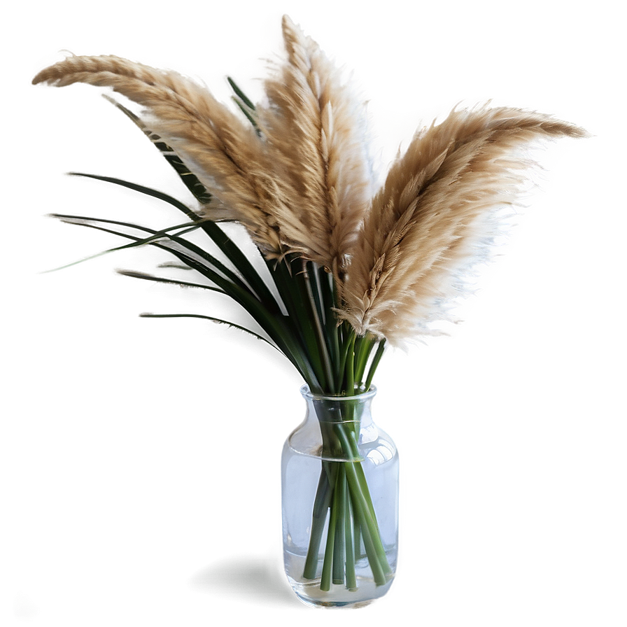 Pampas In Vase Png 4 PNG Image