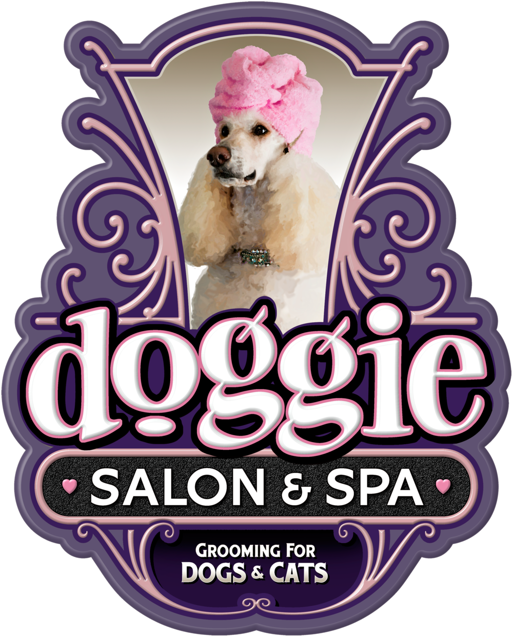 Pampered Pooch Spa Day PNG Image