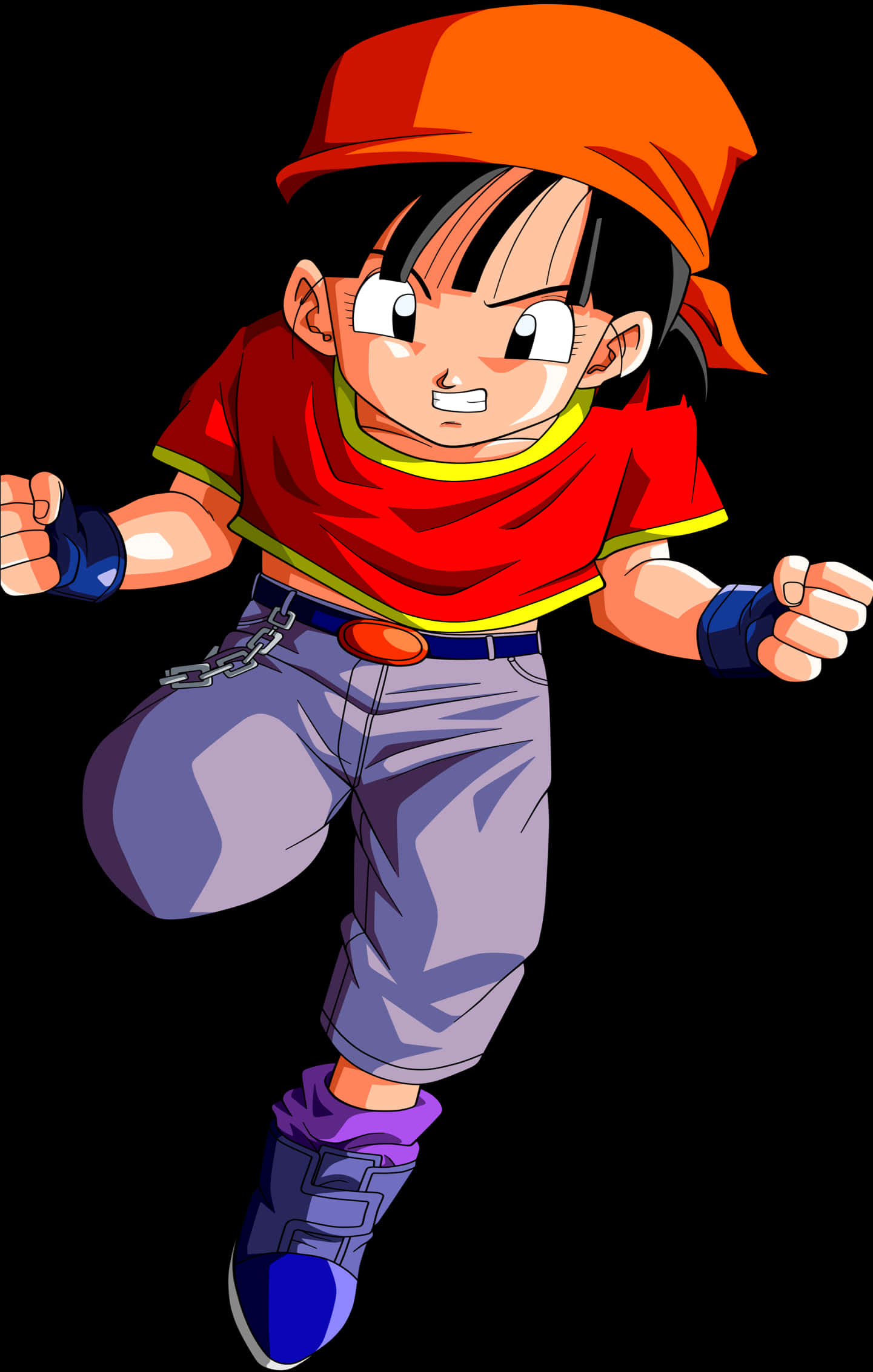 Pan D B Z Character Action Pose PNG Image