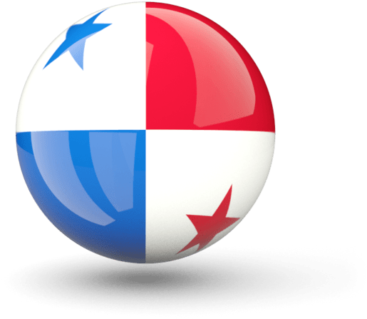 Panama Flag Sphere3 D Render PNG Image