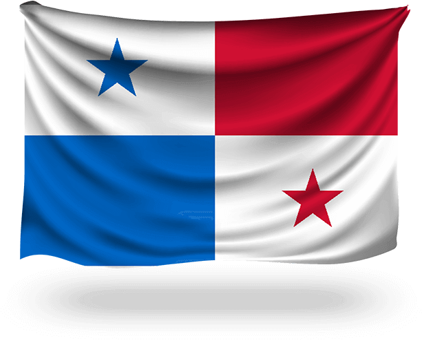 Panama National Flag Waving PNG Image