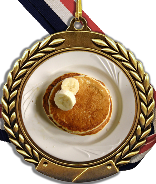 Pancake Medal Hybrid PNG Image