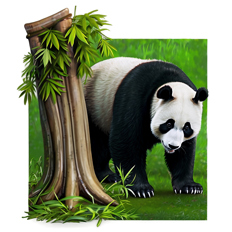 Panda Bear Illustration Png 44 PNG Image