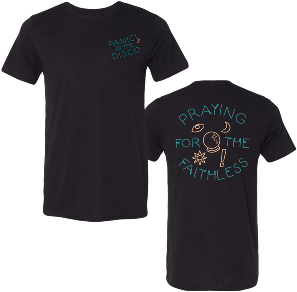 Panic At The Disco Praying For The Faithless T Shirt PNG Image