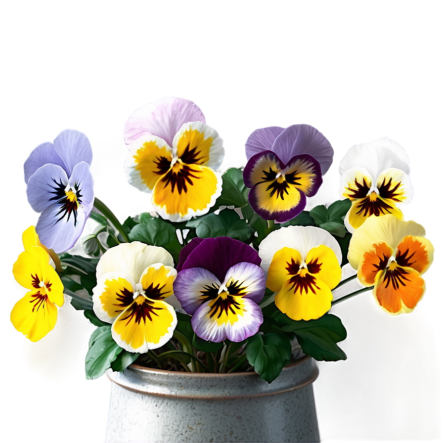 Pansy Arrangement Png 19 PNG Image