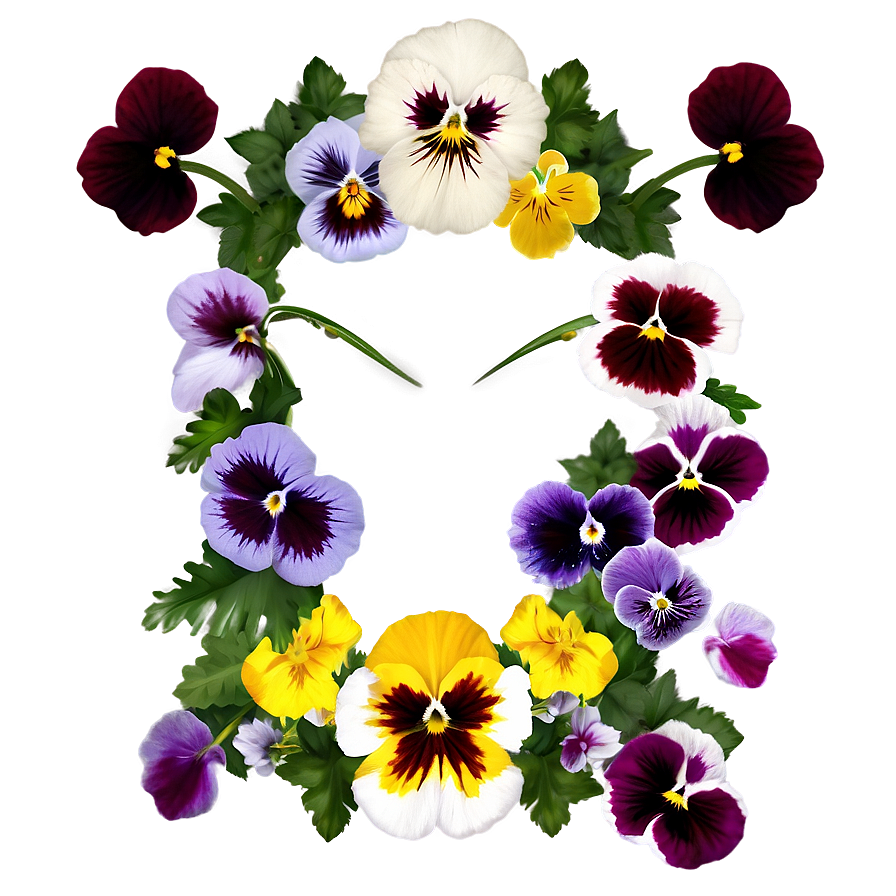 Pansy Arrangement Png 97 PNG Image