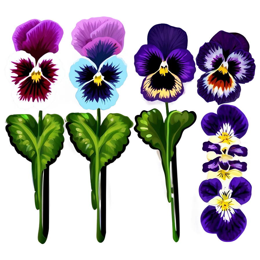 Pansy Clip Art Png Ojf PNG Image