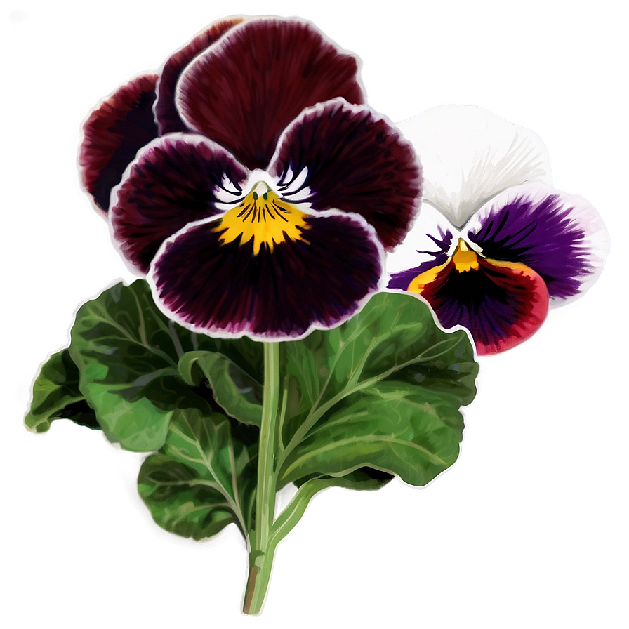 Pansy Cluster Png Sct51 PNG Image