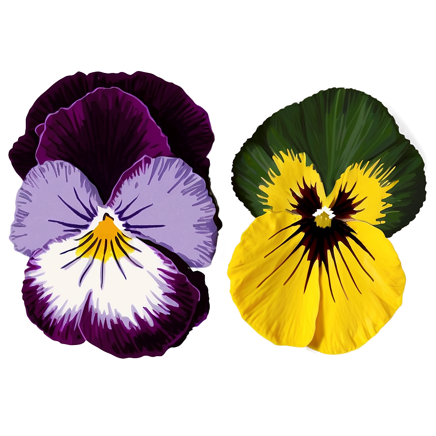 Pansy Flower Transparent Png Pis PNG Image