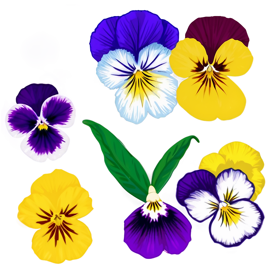 Pansy Petals Png 10 PNG Image