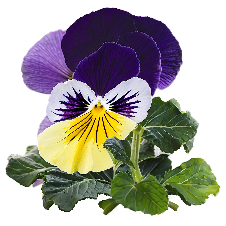 Pansy Under Sunlight Png Opm92 PNG Image