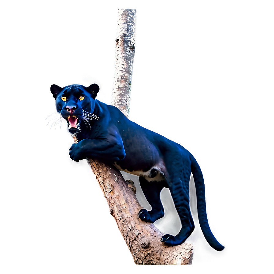 Panther On Branch Png 13 PNG Image