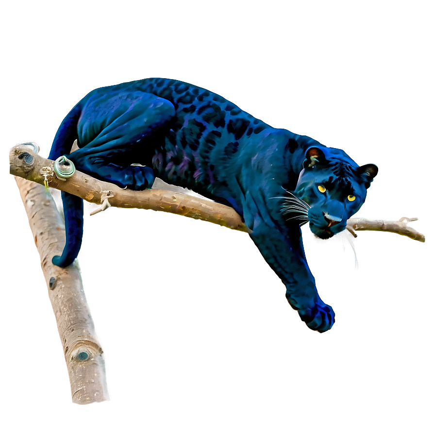 Panther On Branch Png 25 PNG Image