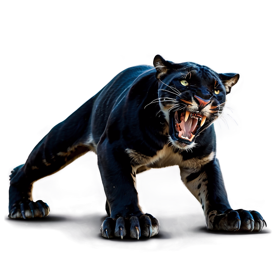 Panthers In Battle Pose Png Lbt PNG Image