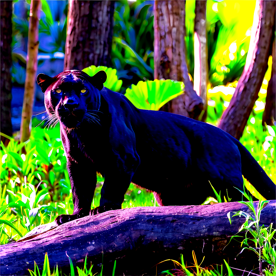 Panthers In Natural Habitat Png Tpb57 PNG Image