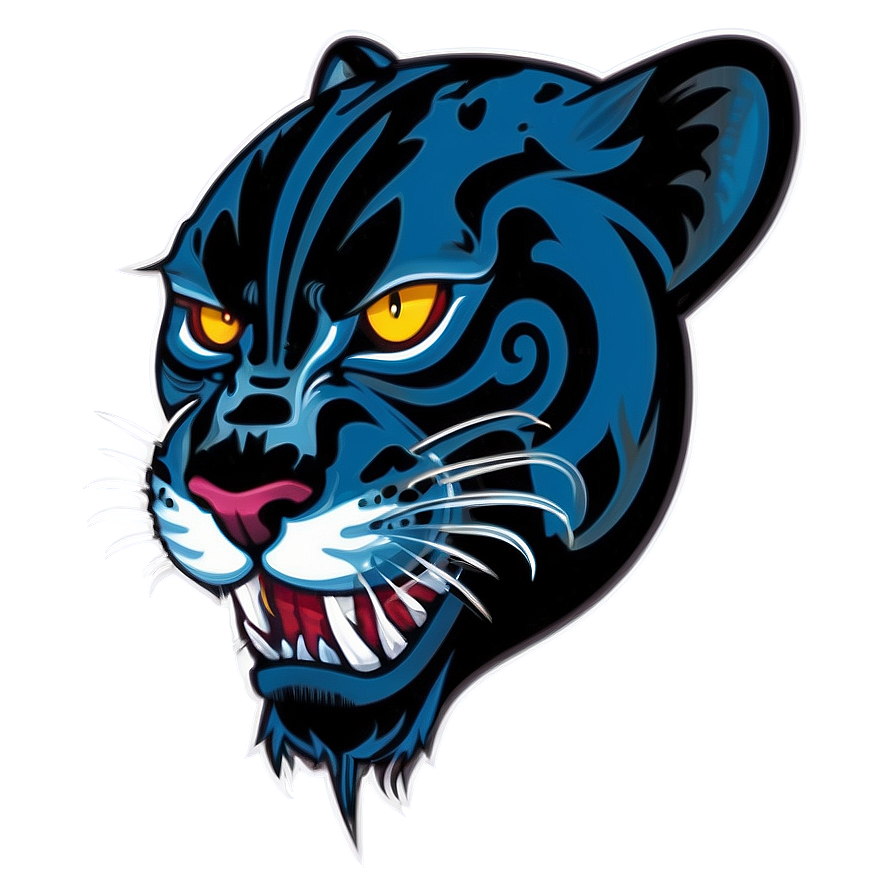 Panthers Tribal Emblem Png Kxu61 PNG Image