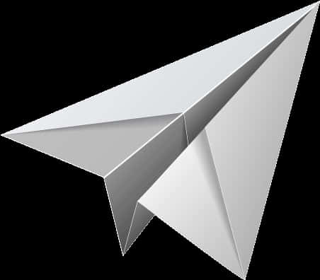 Paper Airplane3 D Rendering PNG Image