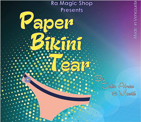 Paper Bikini Tear Magic Trick Poster PNG Image