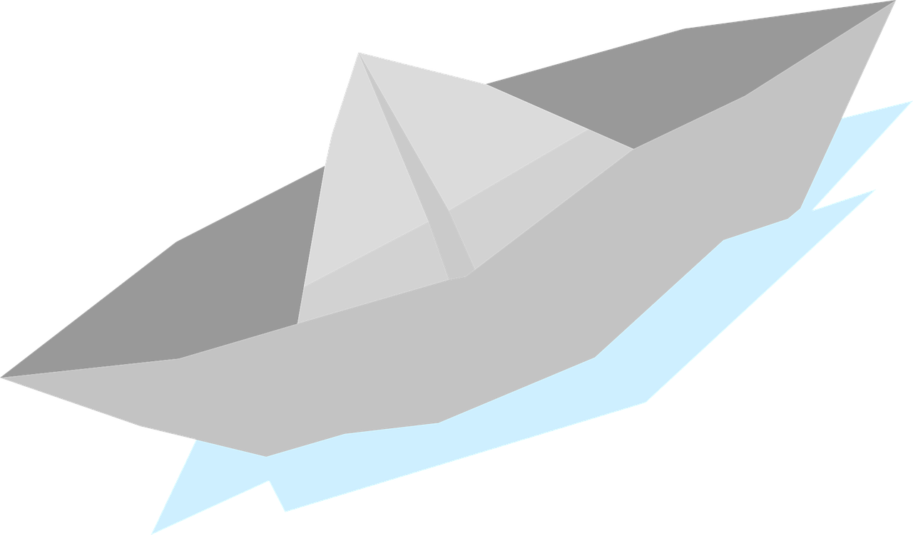 Paper Boat Illustration.png PNG Image