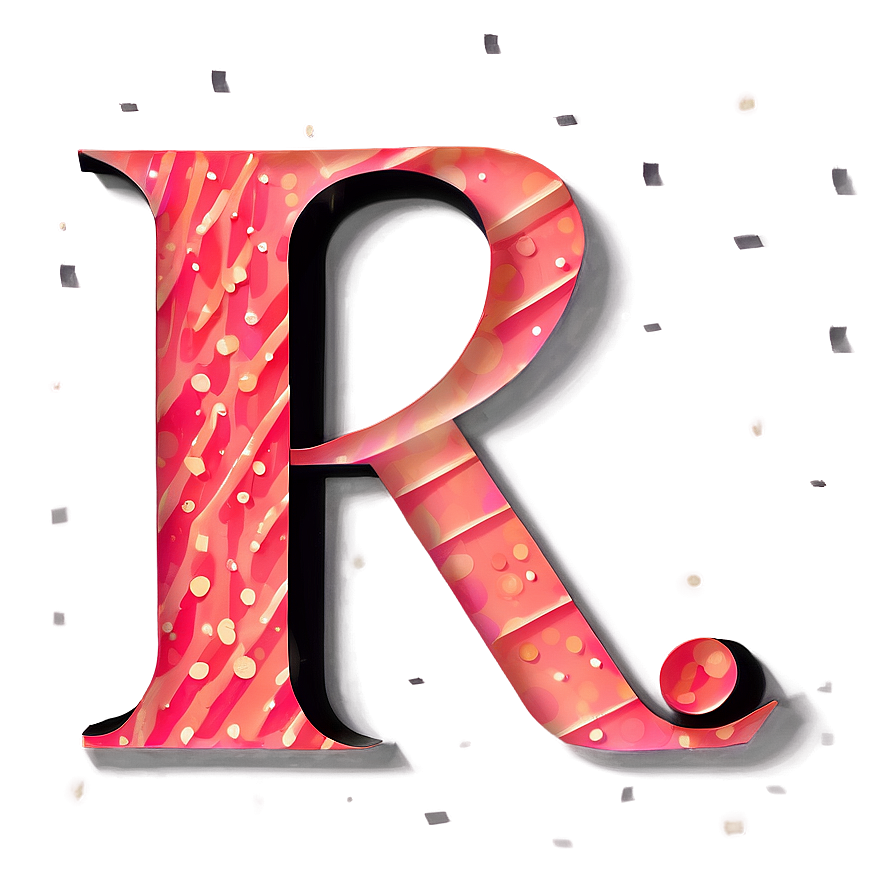 Paper Cut Letter R Design Png 06202024 PNG Image