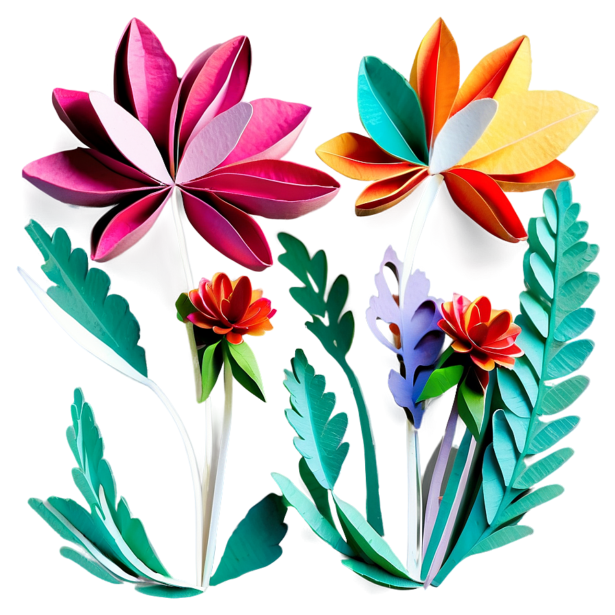 Paper Flower Sculpture Png Dyi PNG Image