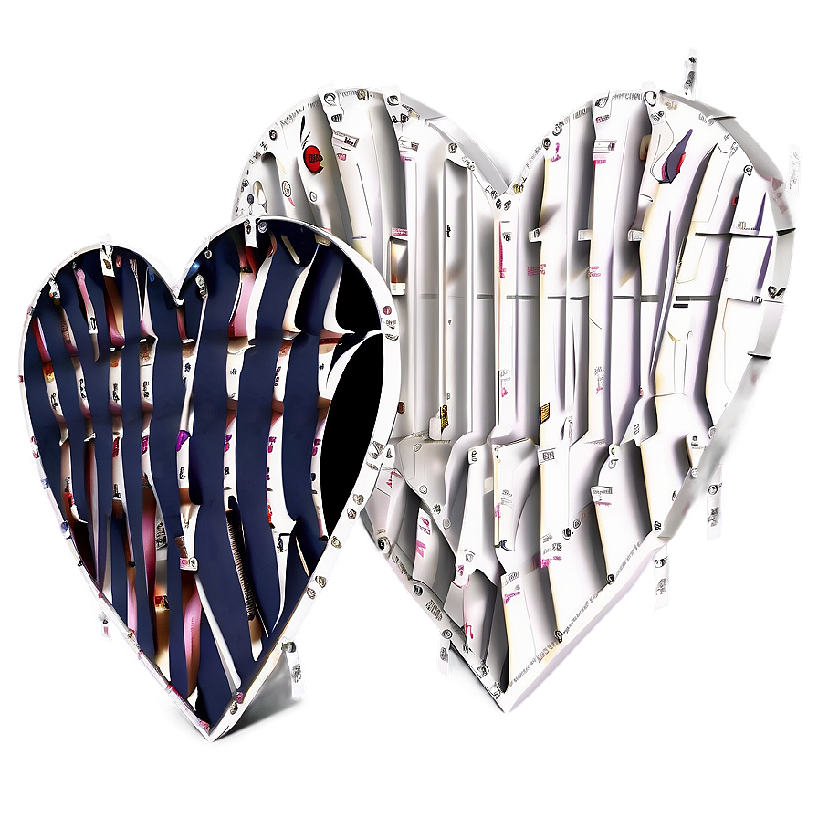 Paper Hearts Png Smo19 PNG Image