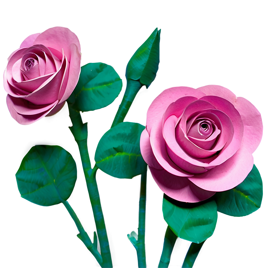 Paper Roses Diy Png 05042024 PNG Image