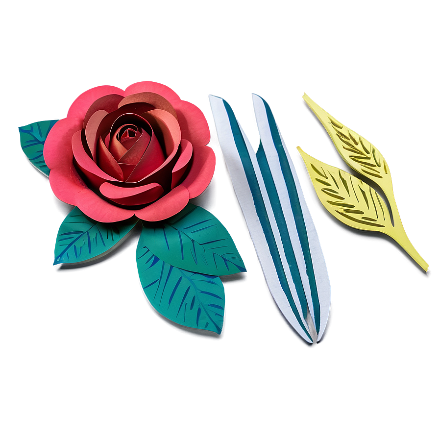 Paper Roses Diy Png 35 PNG Image