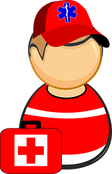 Paramedic Cartoon Character PNG Image