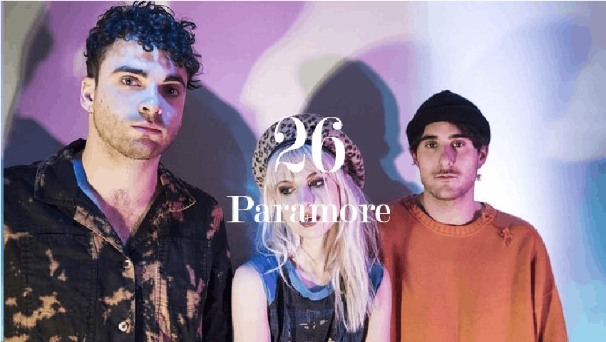 Paramore Band Portrait PNG Image