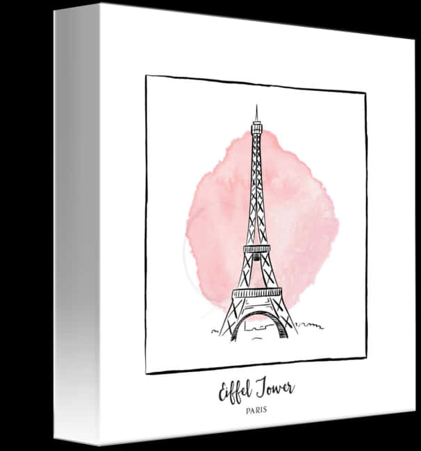 Parisian Elegance Eiffel Tower Artwork PNG Image