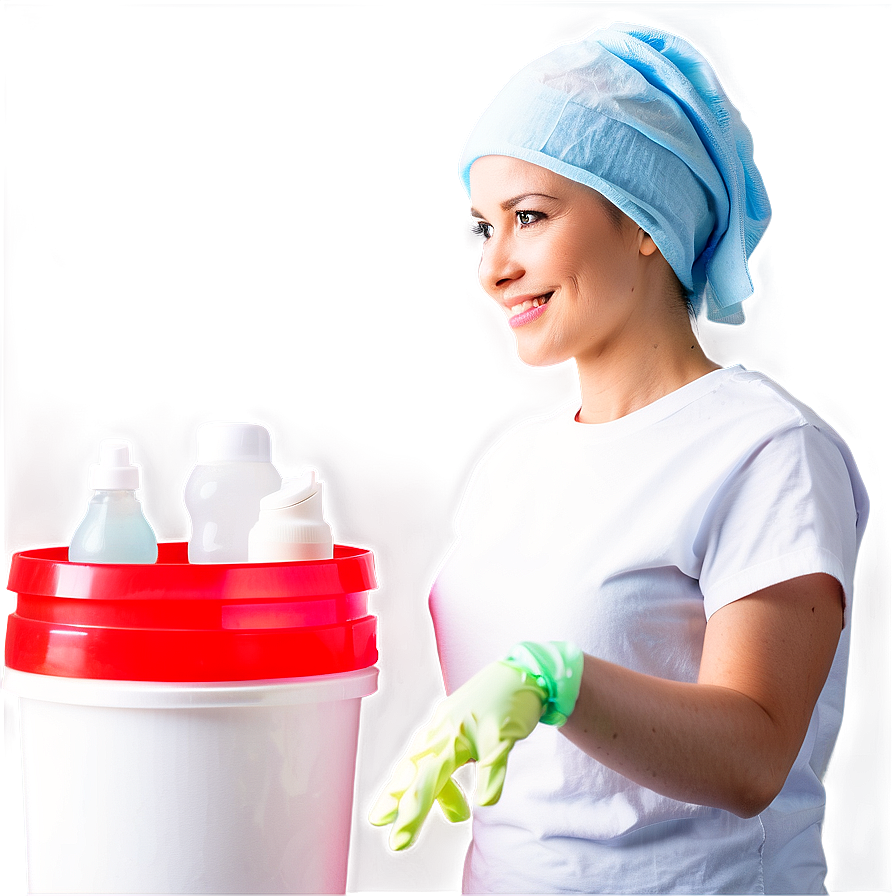 Part-time Cleaning Woman Png 06292024 PNG Image