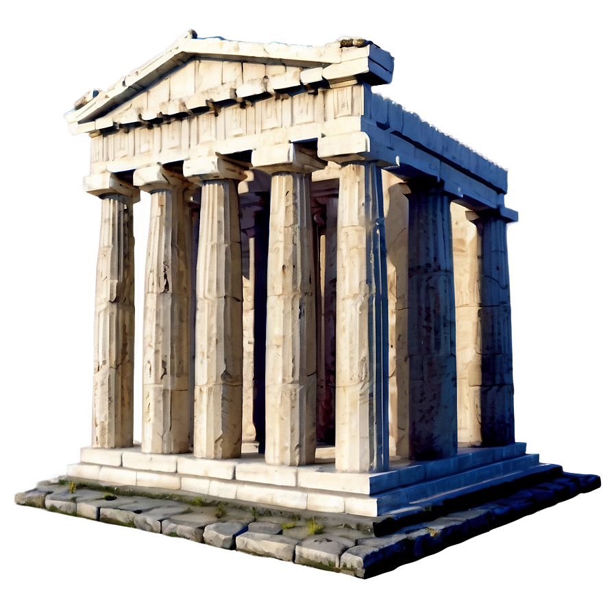 Parthenon Front View Png 06252024 PNG Image