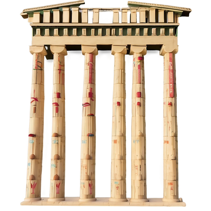 Parthenon Historical Reconstruction Png Kam PNG Image