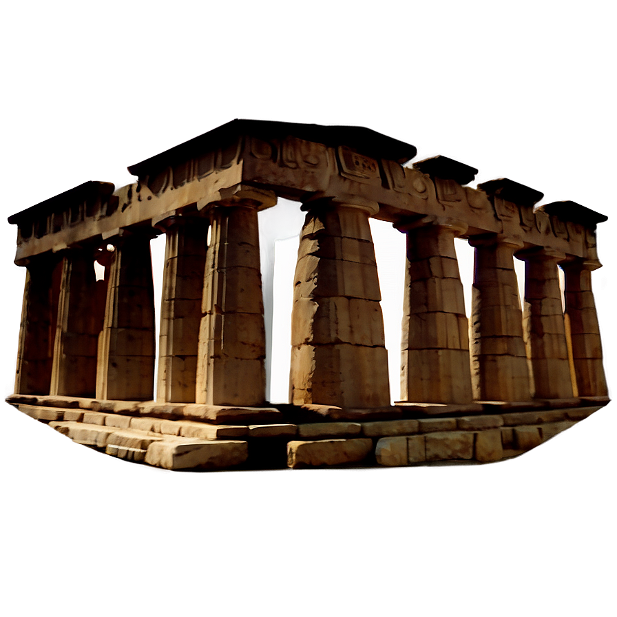 Parthenon Silhouette Png Rxk87 PNG Image