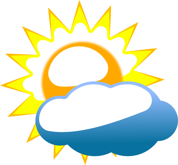 Partly Cloudy Weather Icon PNG Image