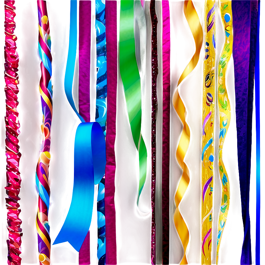 Party Background Streamers Png 22 PNG Image