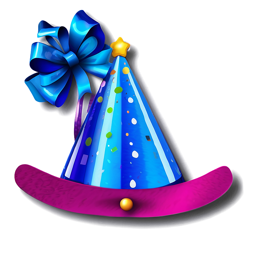 Party Hat With Bows Png Jjj PNG Image