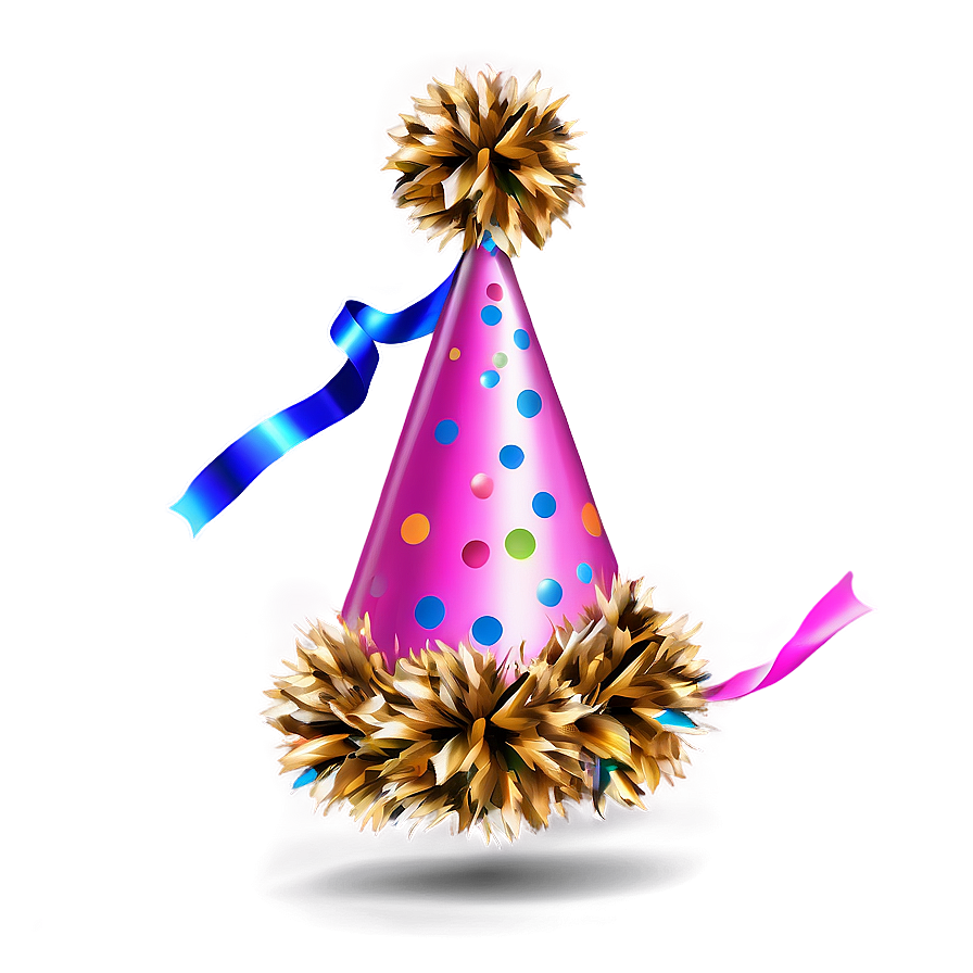 Party Hat With Pom Pom Png 05042024 PNG Image