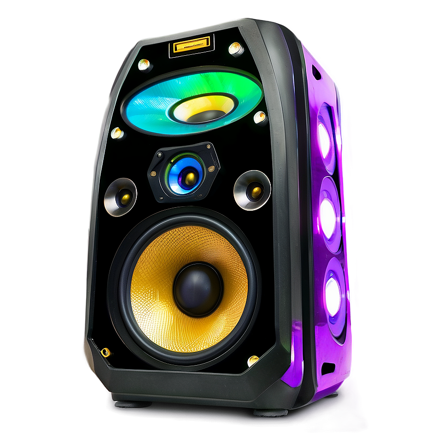 Party Speaker With Lights Png Yqi56 PNG Image