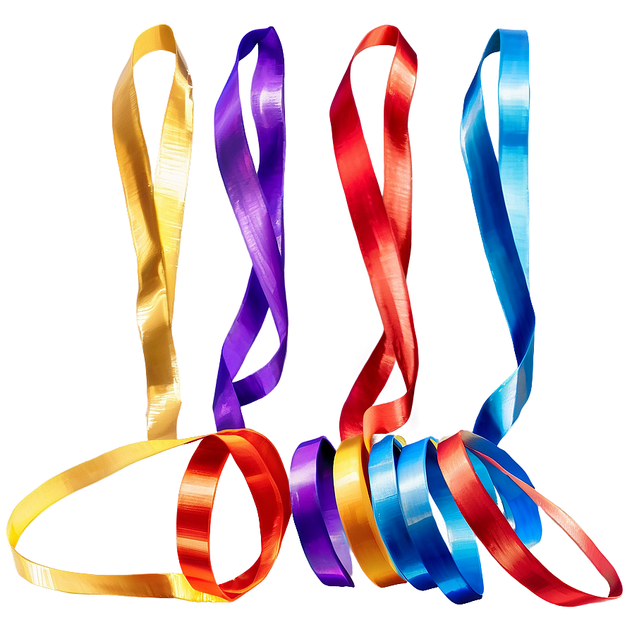 Party Streamers D PNG Image